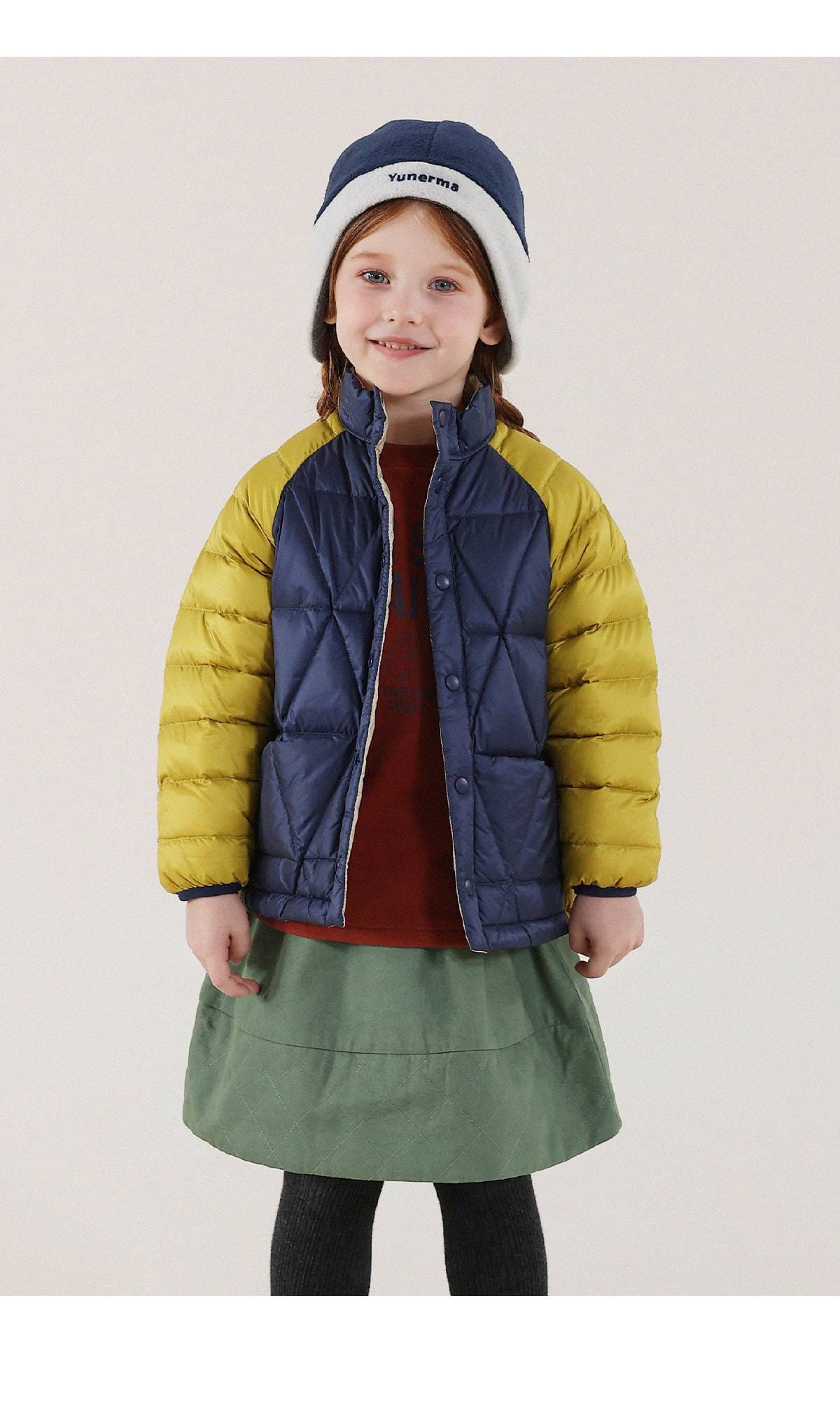 ショートコート・ジャケット・ジャンパー キッズ ダウンジャケット 90%ホワイトダックダウン 撥水 軽量 アウター【mh0011344】