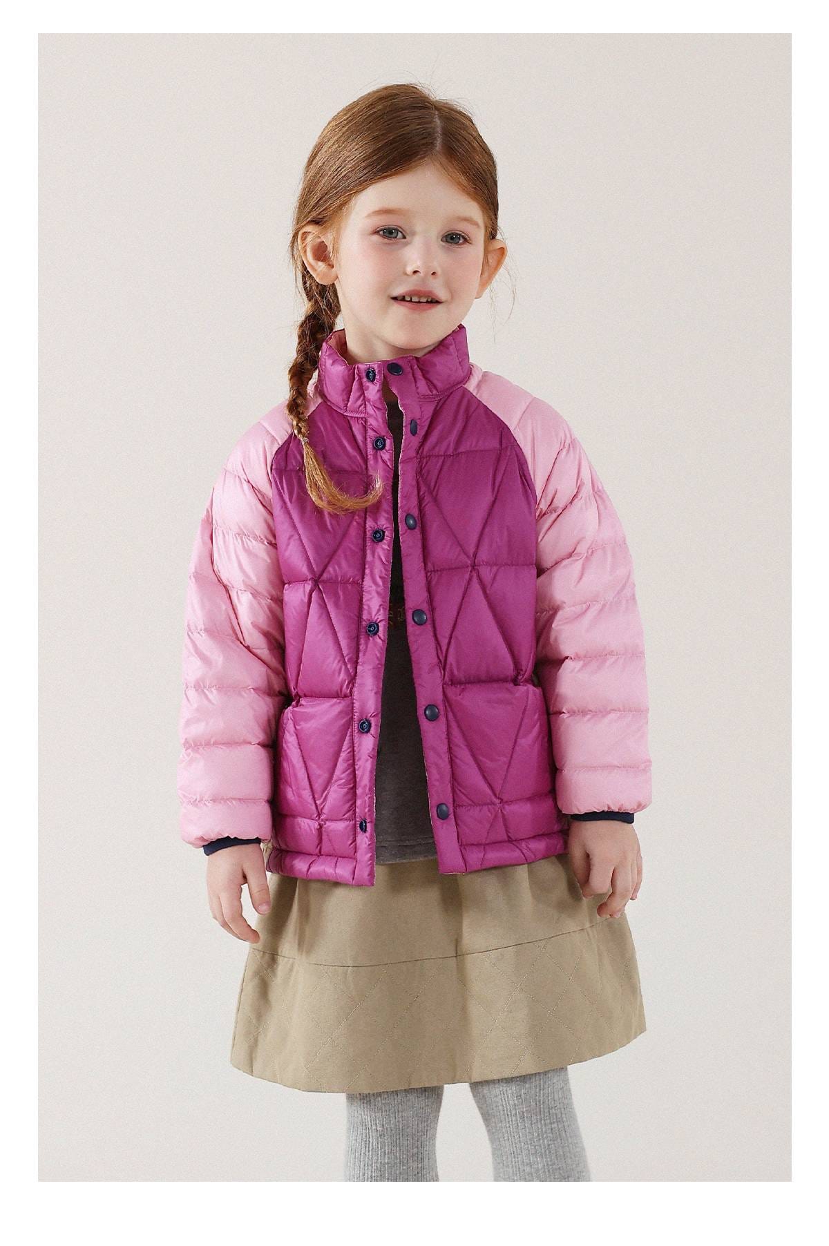 ショートコート・ジャケット・ジャンパー キッズ ダウンジャケット 90%ホワイトダックダウン 撥水 軽量 アウター【mh0011344】