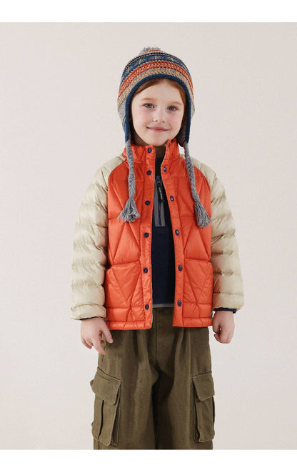 ショートコート・ジャケット・ジャンパー キッズ ダウンジャケット 90%ホワイトダックダウン 撥水 軽量 アウター【mh0011344】