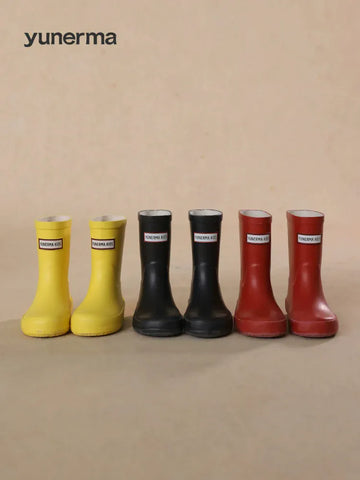 ベビー用靴 colorful mid-tube rain boots【mh0009460】