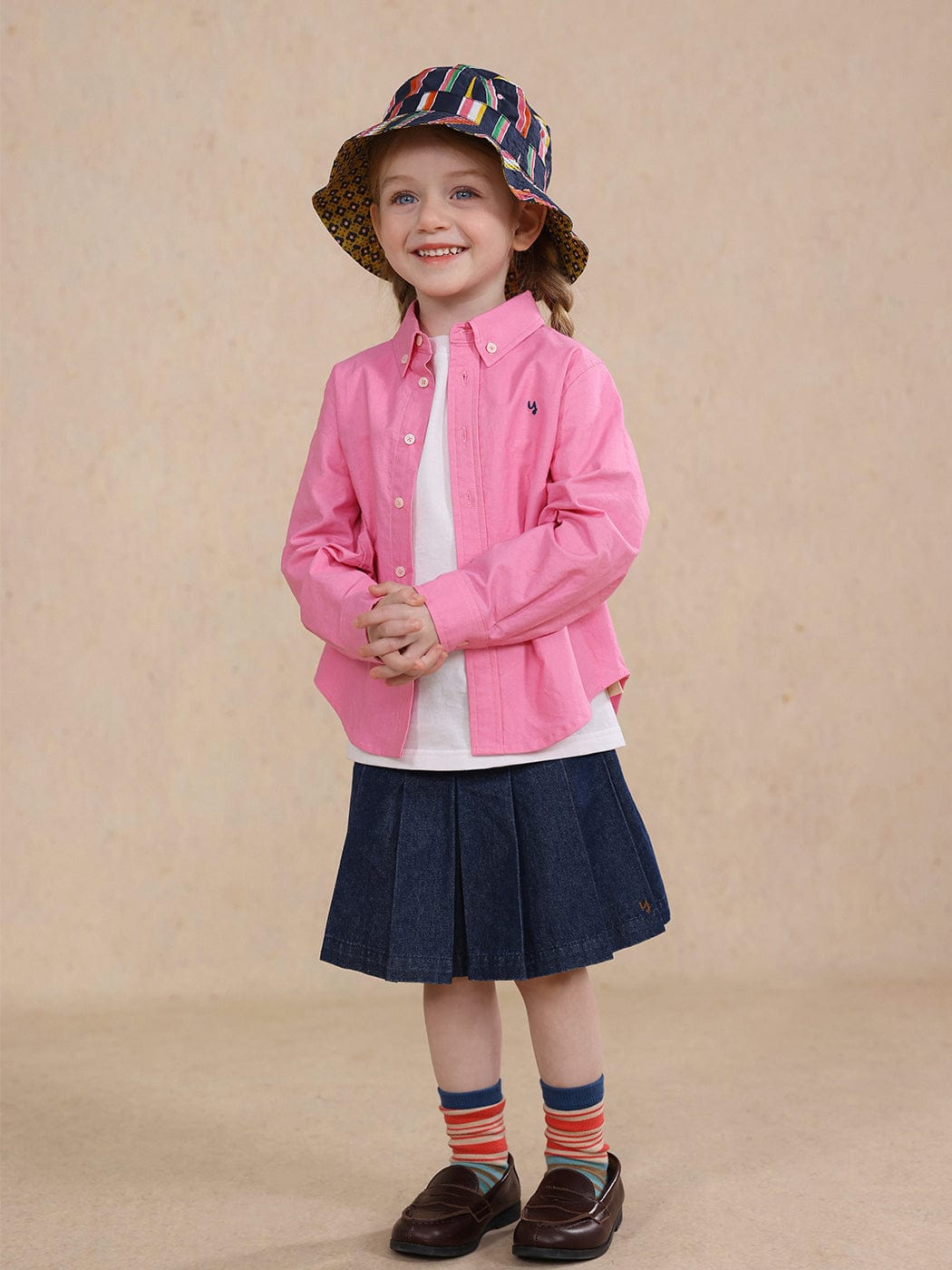 ベビー用帽子 double-sided printed sun hat【mh0009470】