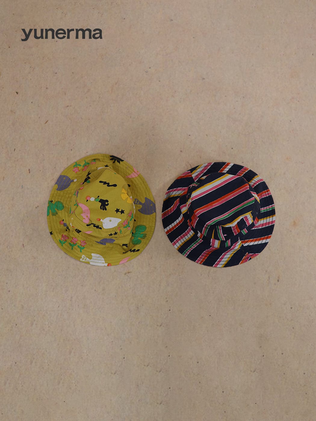 ベビー用帽子 double-sided printed sun hat【mh0009470】