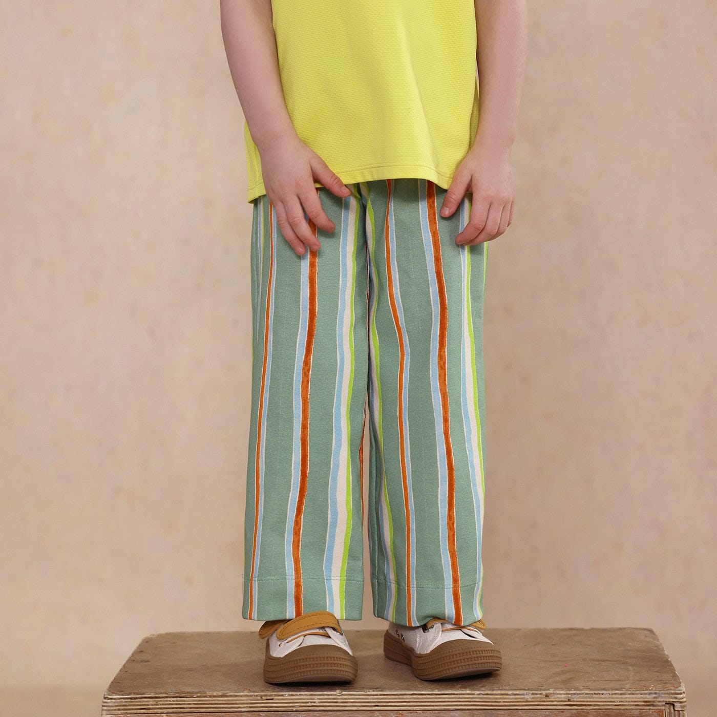 ロングパンツ・スウェットパンツ Green / 80cm pima cotton plaid casual pants【mh0009490】