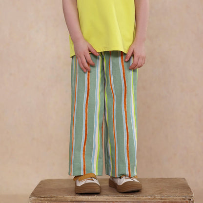 ロングパンツ・スウェットパンツ Green / 80cm pima cotton plaid casual pants【mh0009490】