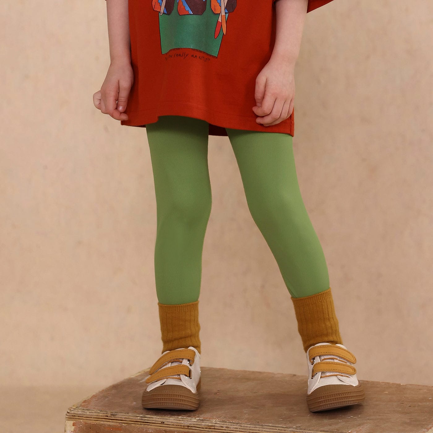 レギンスパンツ Matcha green / 80cm summer slim leggings【mh0009477】