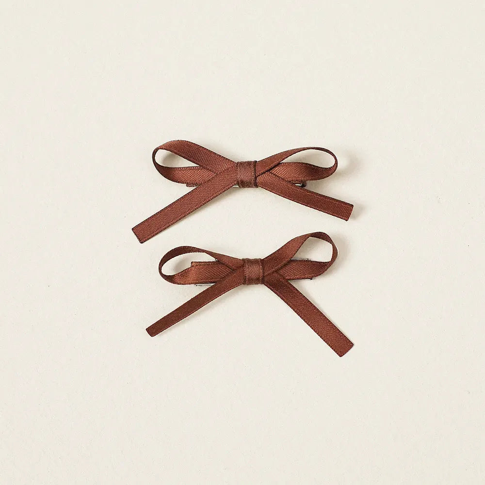 ヘアアクセサリー ヘアアクセサリー ガールズリボンヘアピン前髪クリップ【mh0011287】