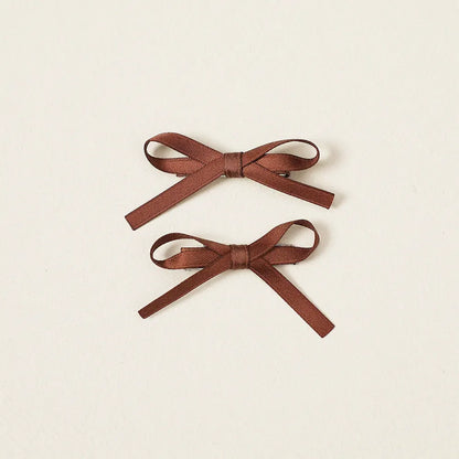 ヘアアクセサリー ヘアアクセサリー ガールズリボンヘアピン前髪クリップ【mh0011287】