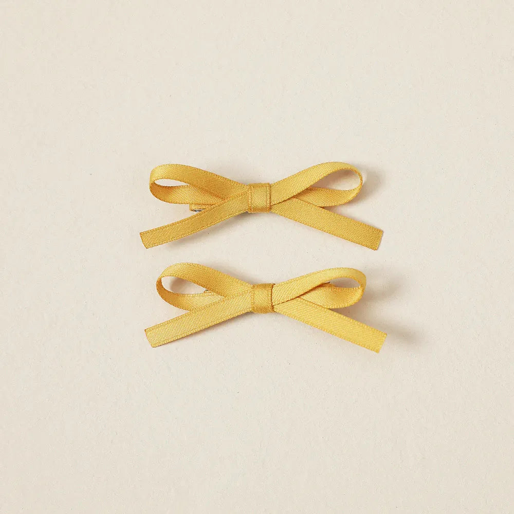 ヘアアクセサリー ヘアアクセサリー ガールズリボンヘアピン前髪クリップ【mh0011287】