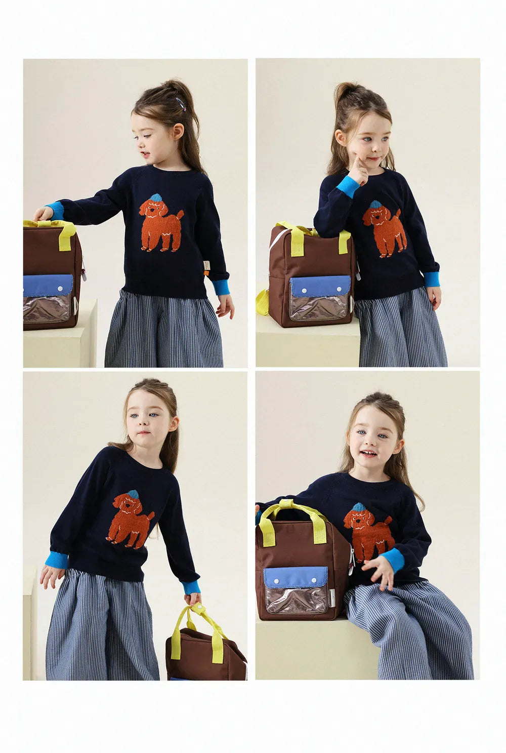 ニット・セーター アニマル柄ニットセータープルオーバー【mh0011289】