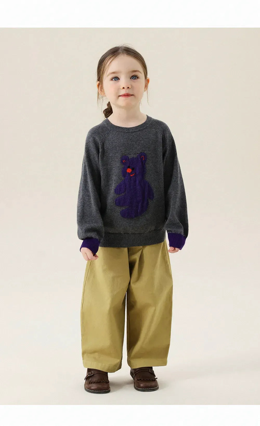 ニット・セーター アニマル柄ニットセータープルオーバー【mh0011289】