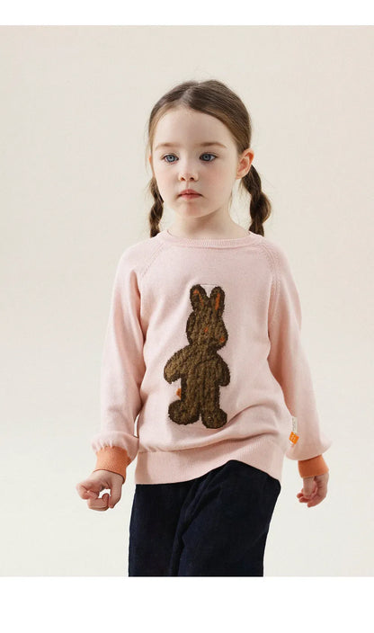 ニット・セーター アニマル柄ニットセータープルオーバー【mh0011289】