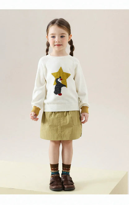 ニット・セーター アニマル柄ニットセータープルオーバー【mh0011289】