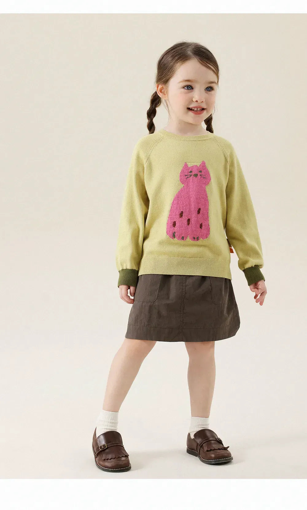 ニット・セーター アニマル柄ニットセータープルオーバー【mh0011289】