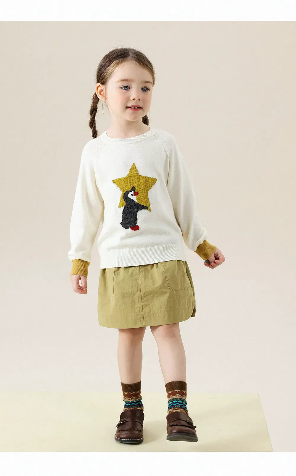 ニット・セーター アニマル柄ニットセータープルオーバー【mh0011289】