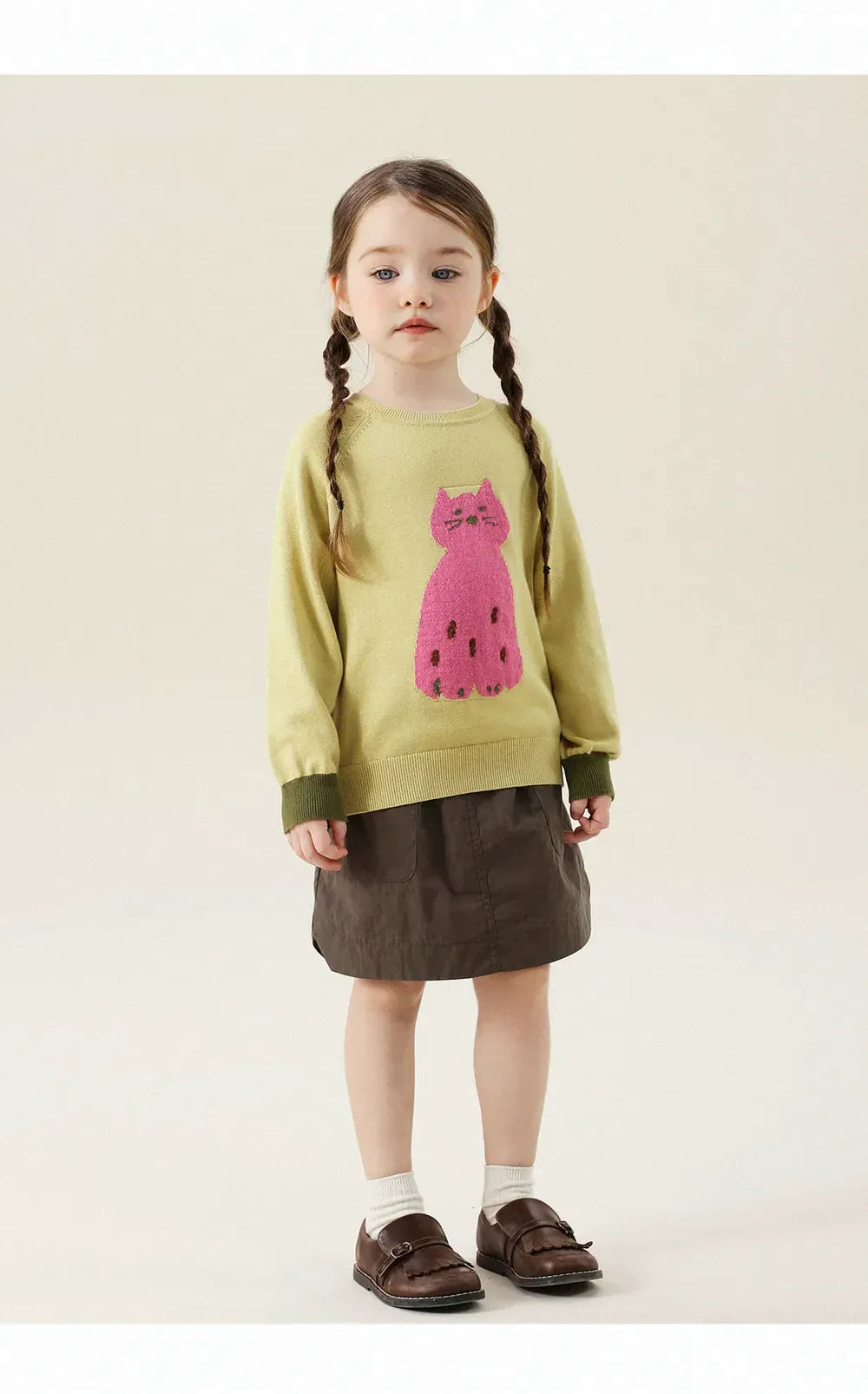 ニット・セーター アニマル柄ニットセータープルオーバー【mh0011289】