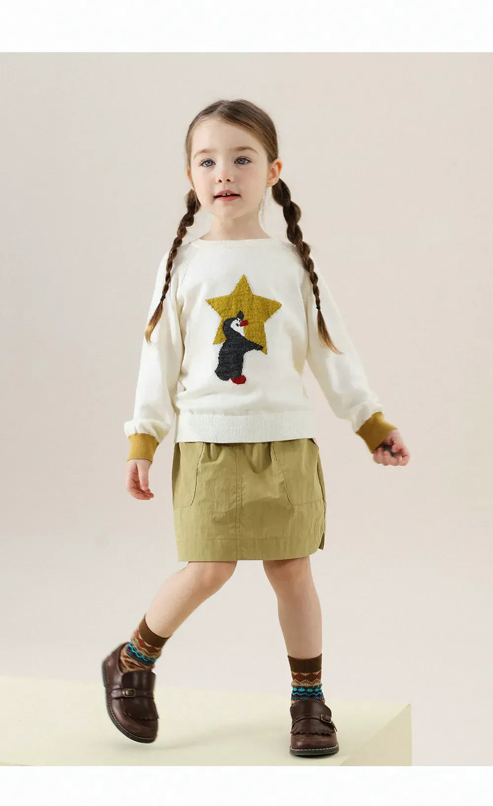 ニット・セーター アニマル柄ニットセータープルオーバー【mh0011289】