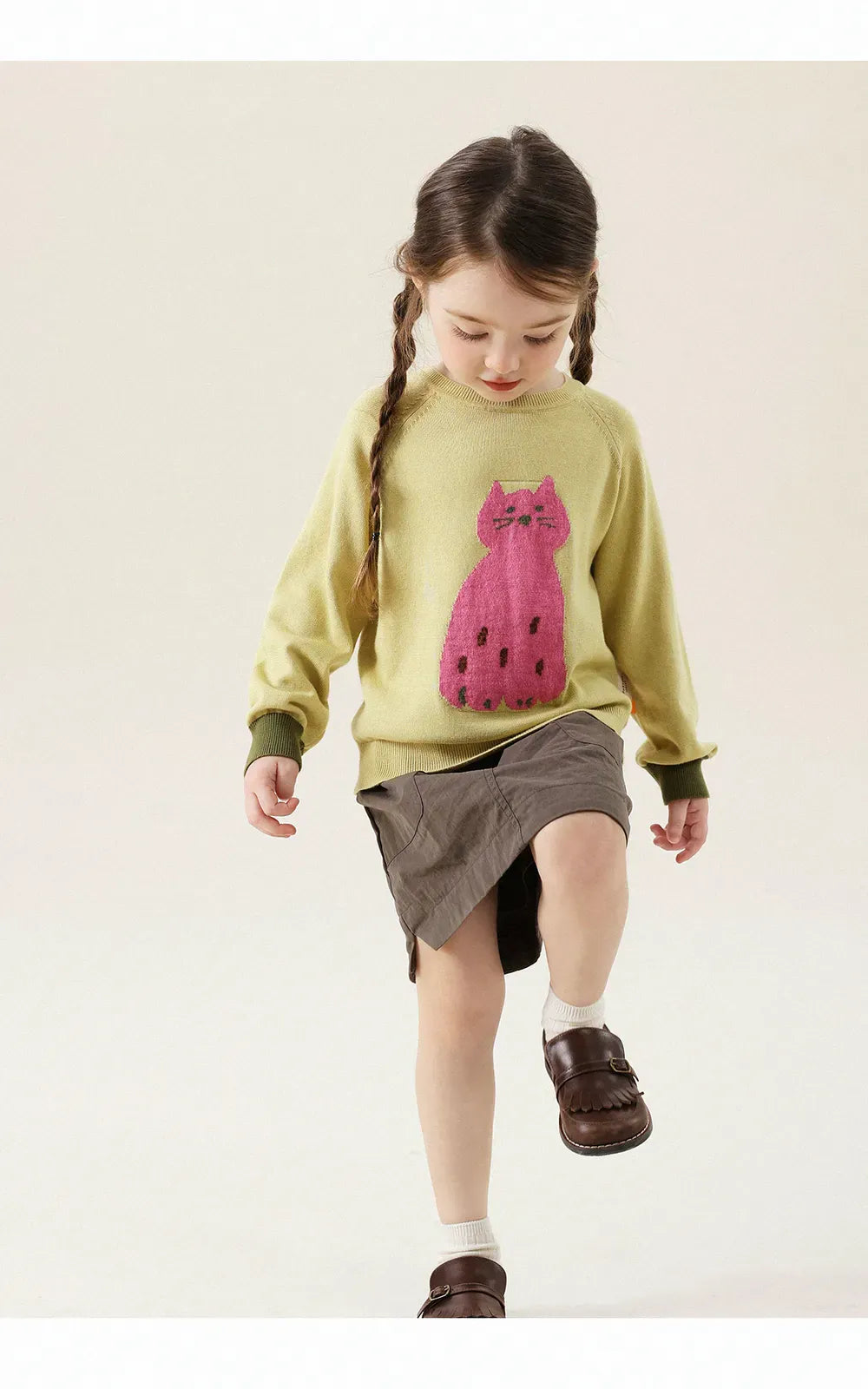 ニット・セーター アニマル柄ニットセータープルオーバー【mh0011289】