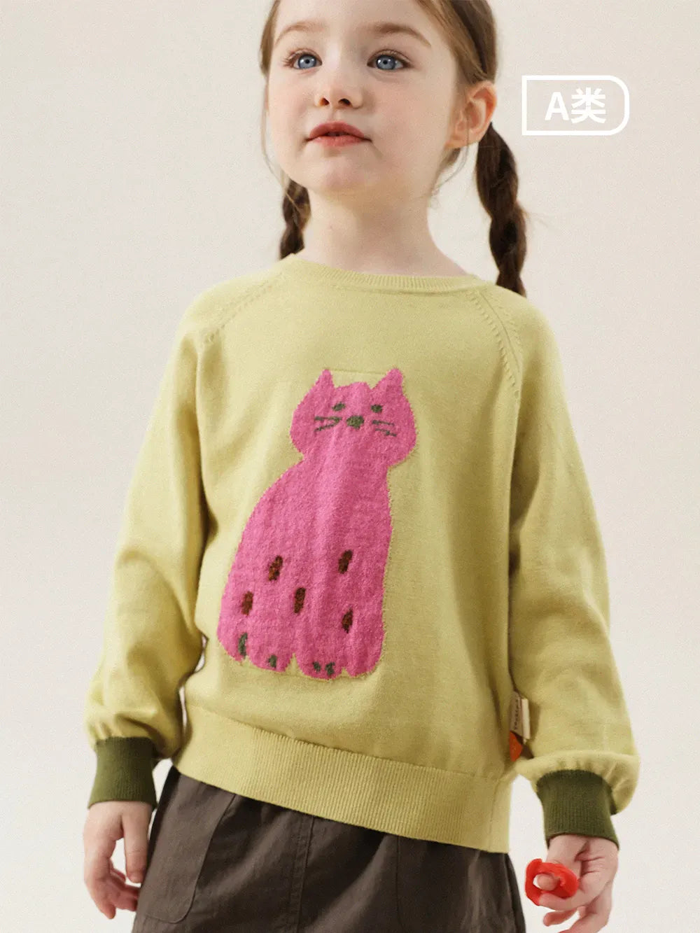 ニット・セーター アニマル柄ニットセータープルオーバー【mh0011289】