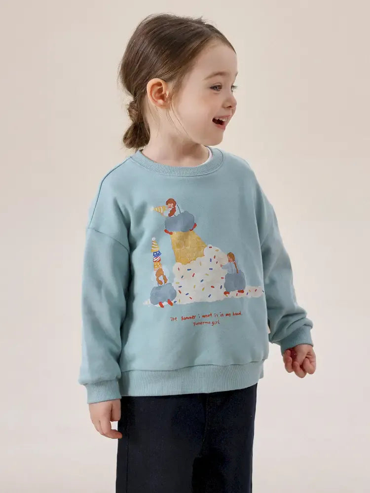 トレーナー・フーディ アニマルプリント長袖スウェットトレーナー【mh0011297】