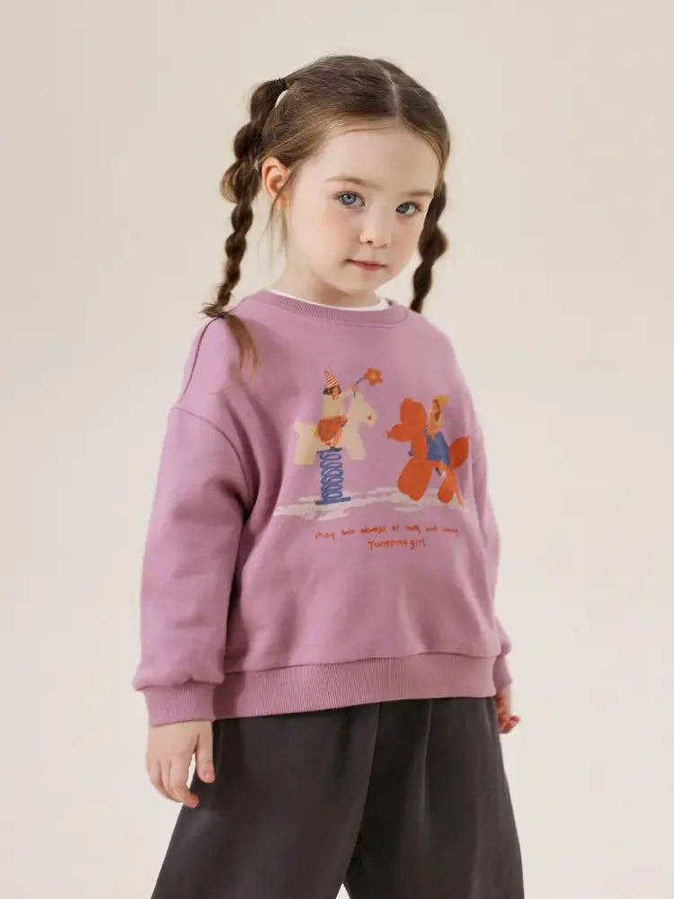 トレーナー・フーディ アニマルプリント長袖スウェットトレーナー【mh0011297】