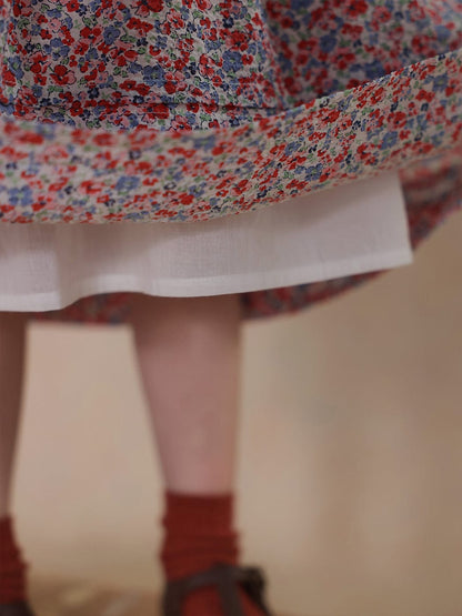 ノースリーブワンピース niche floral dress【mh0009482】