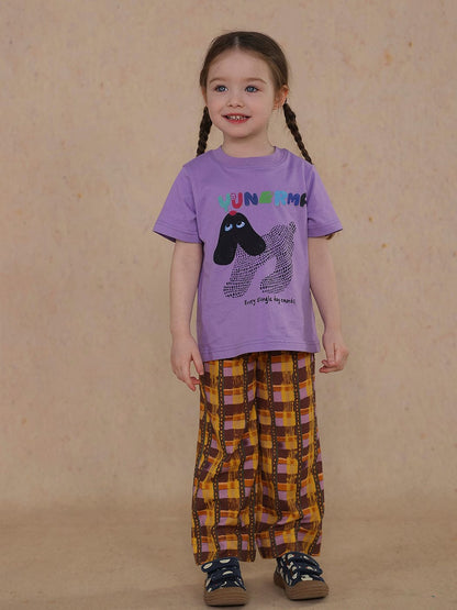 ロングパンツ・スウェットパンツ pima cotton plaid casual pants【mh0009490】