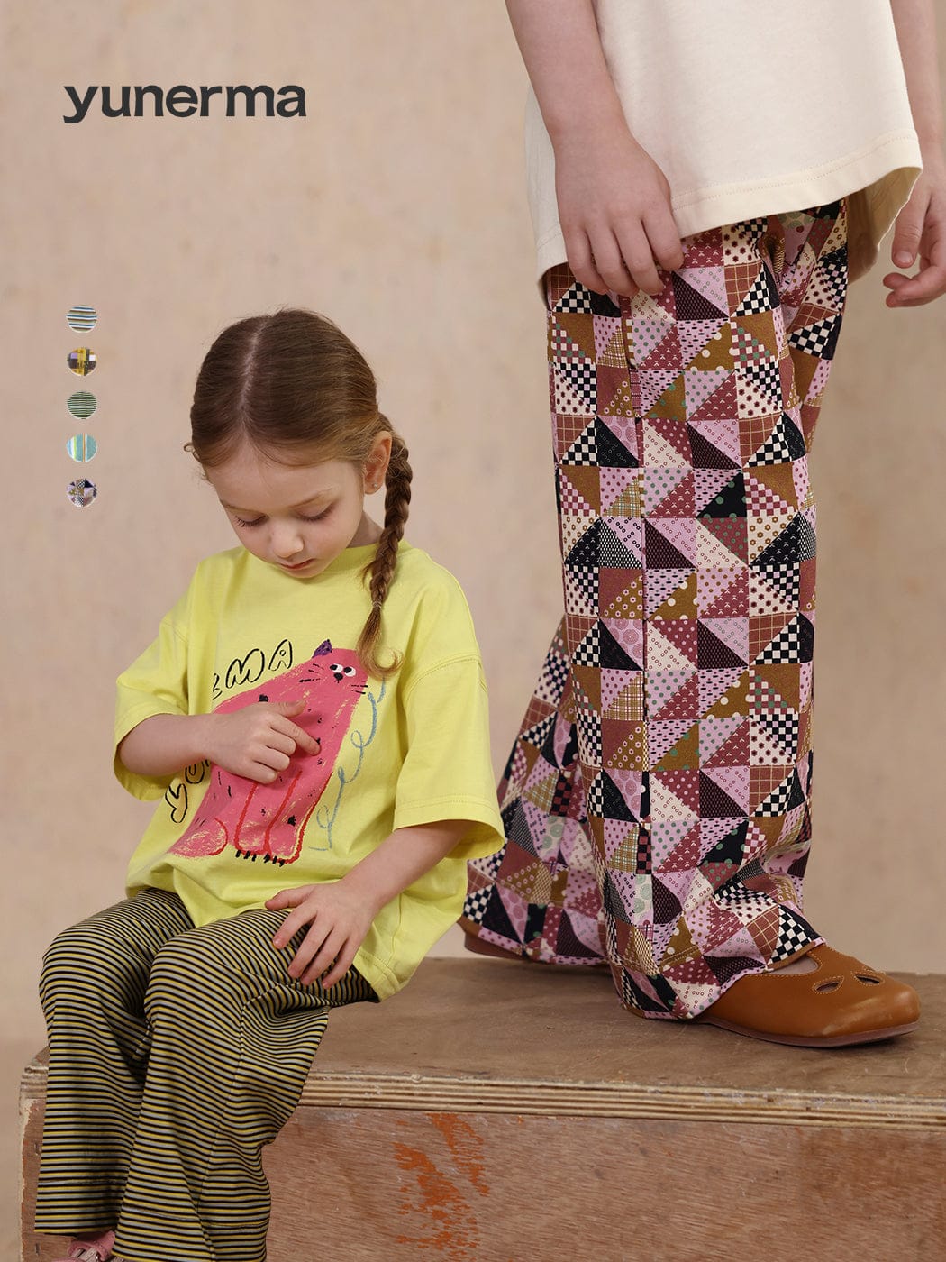 ロングパンツ・スウェットパンツ pima cotton plaid casual pants【mh0009490】