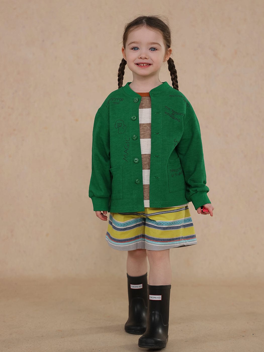 ハーフパンツ・ショートパンツ pure cotton striped shorts【mh0009497】