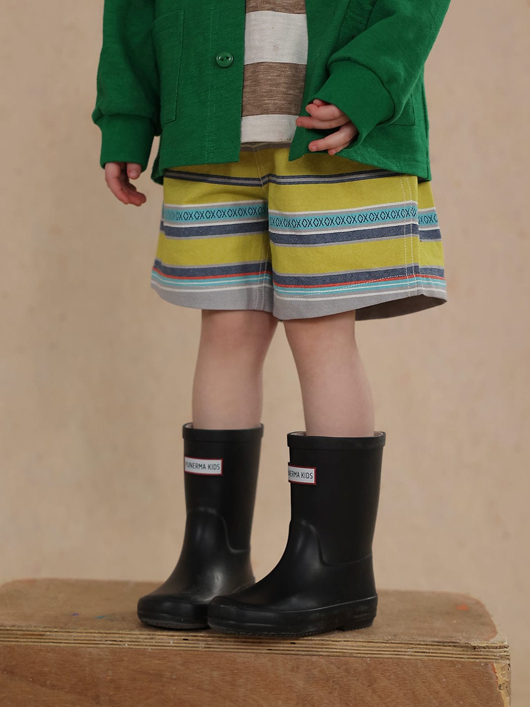 ハーフパンツ・ショートパンツ pure cotton striped shorts【mh0009497】