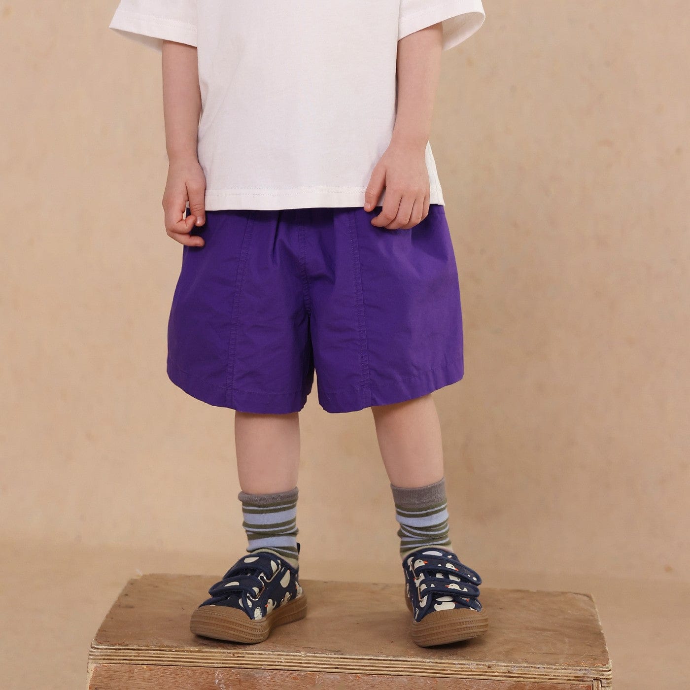 ハーフパンツ・ショートパンツ Purple / 80cm solid color casual pants【mh0009487】