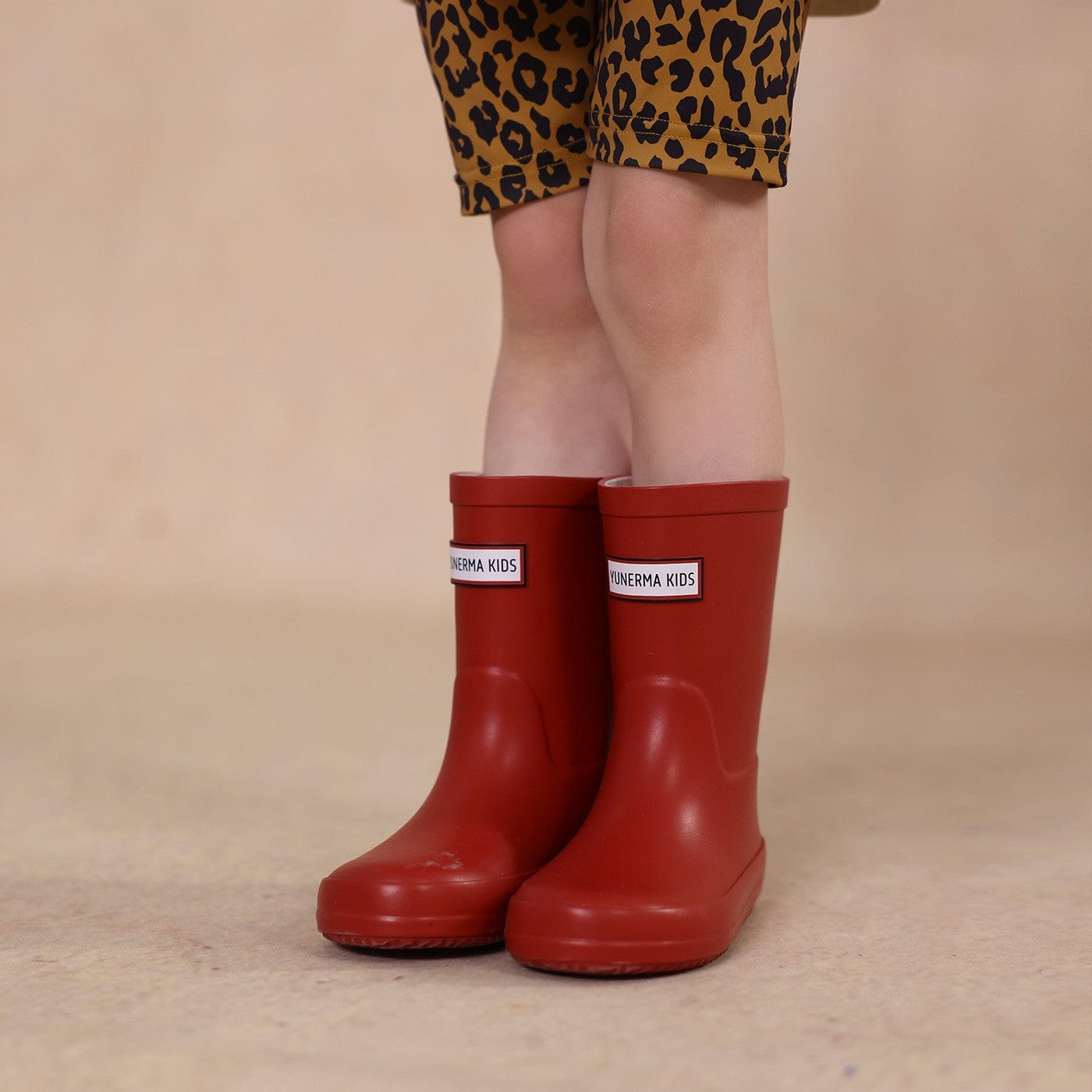 ベビー用靴 Red / 22 yards colorful mid-tube rain boots【mh0009460】