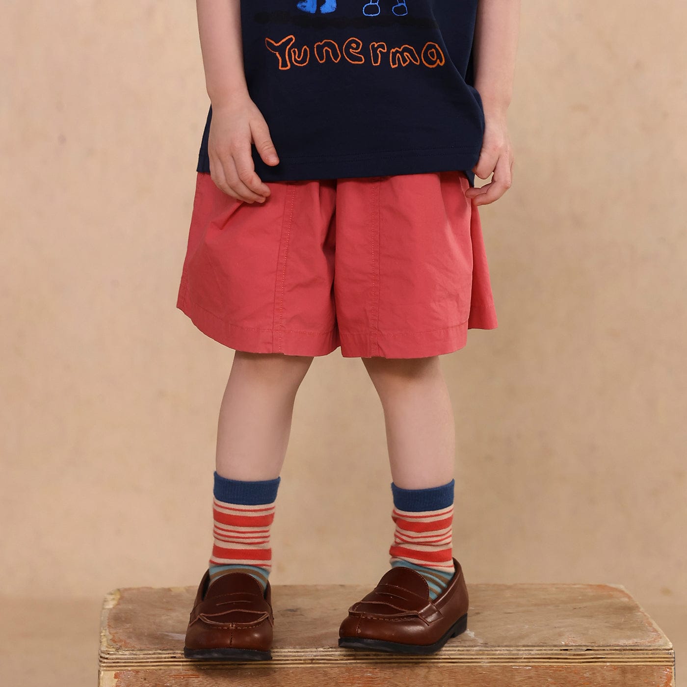 ハーフパンツ・ショートパンツ Red / 80cm solid color casual pants【mh0009487】