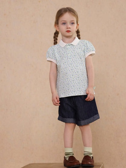 ハーフパンツ・ショートパンツ rollup linen denim shorts【mh0009496】