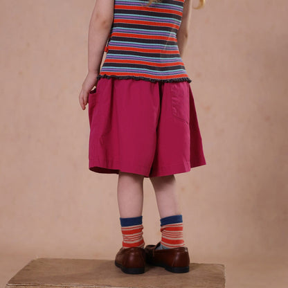 ハーフパンツ・ショートパンツ Rose / 80cm solid color casual pants【mh0009487】