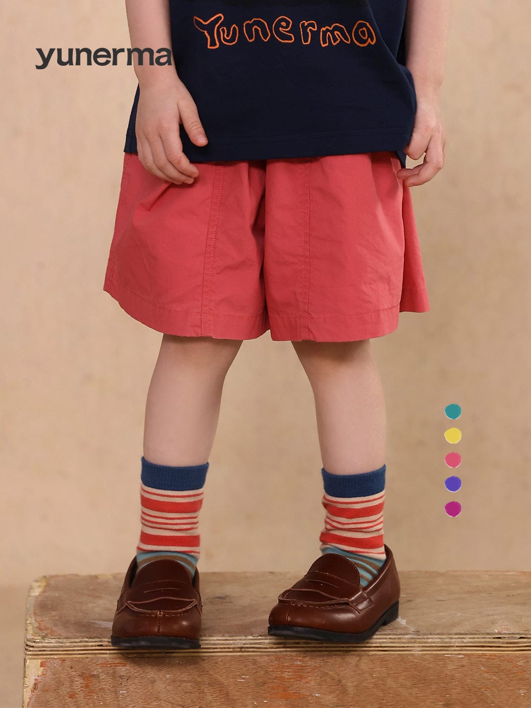 ハーフパンツ・ショートパンツ solid color casual pants【mh0009487】