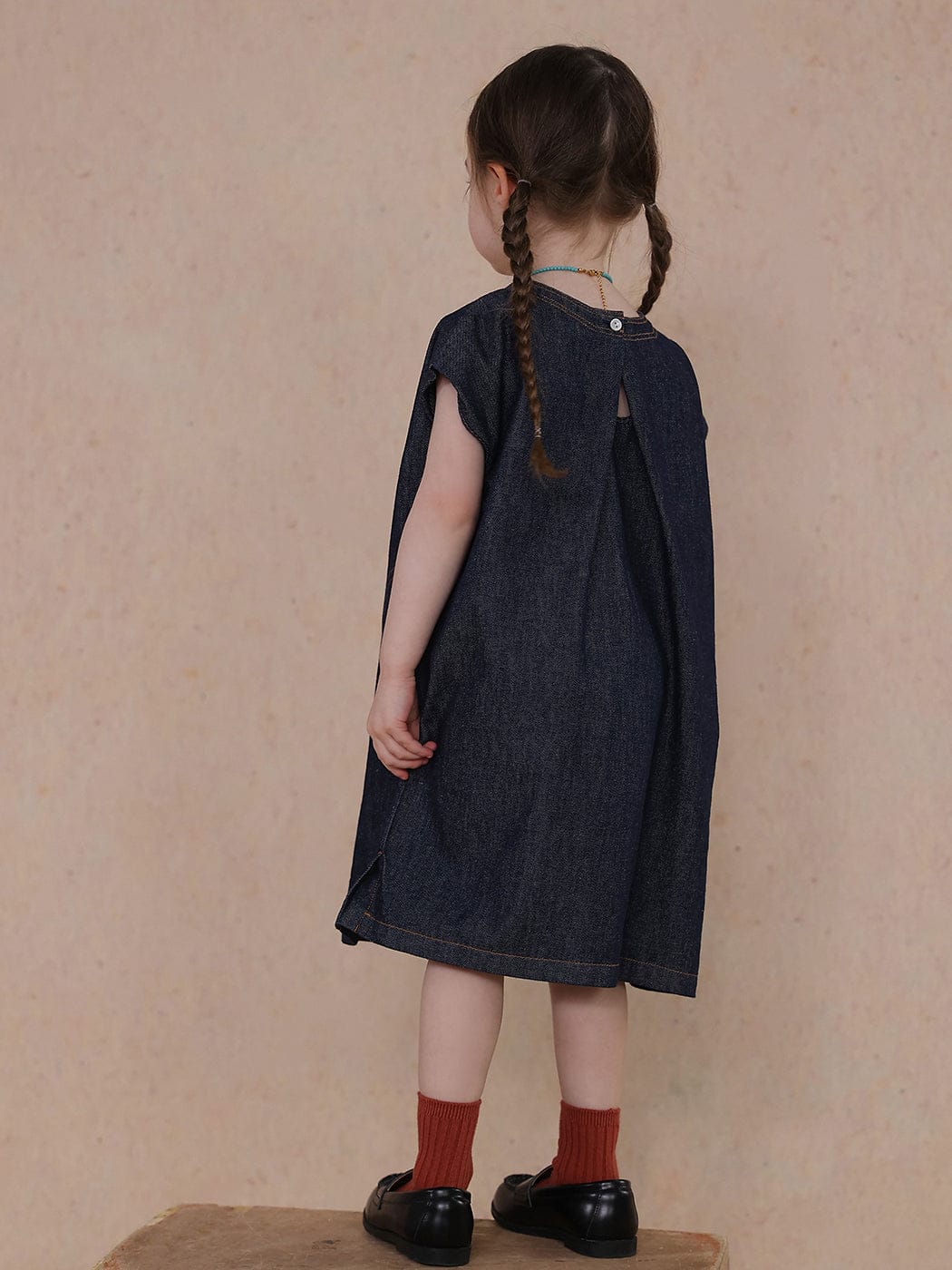 半袖ワンピース thin denim dress【mh0009451】