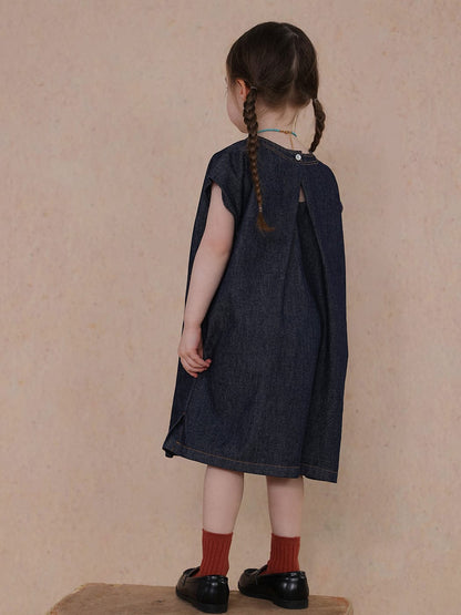 半袖ワンピース thin denim dress【mh0009451】