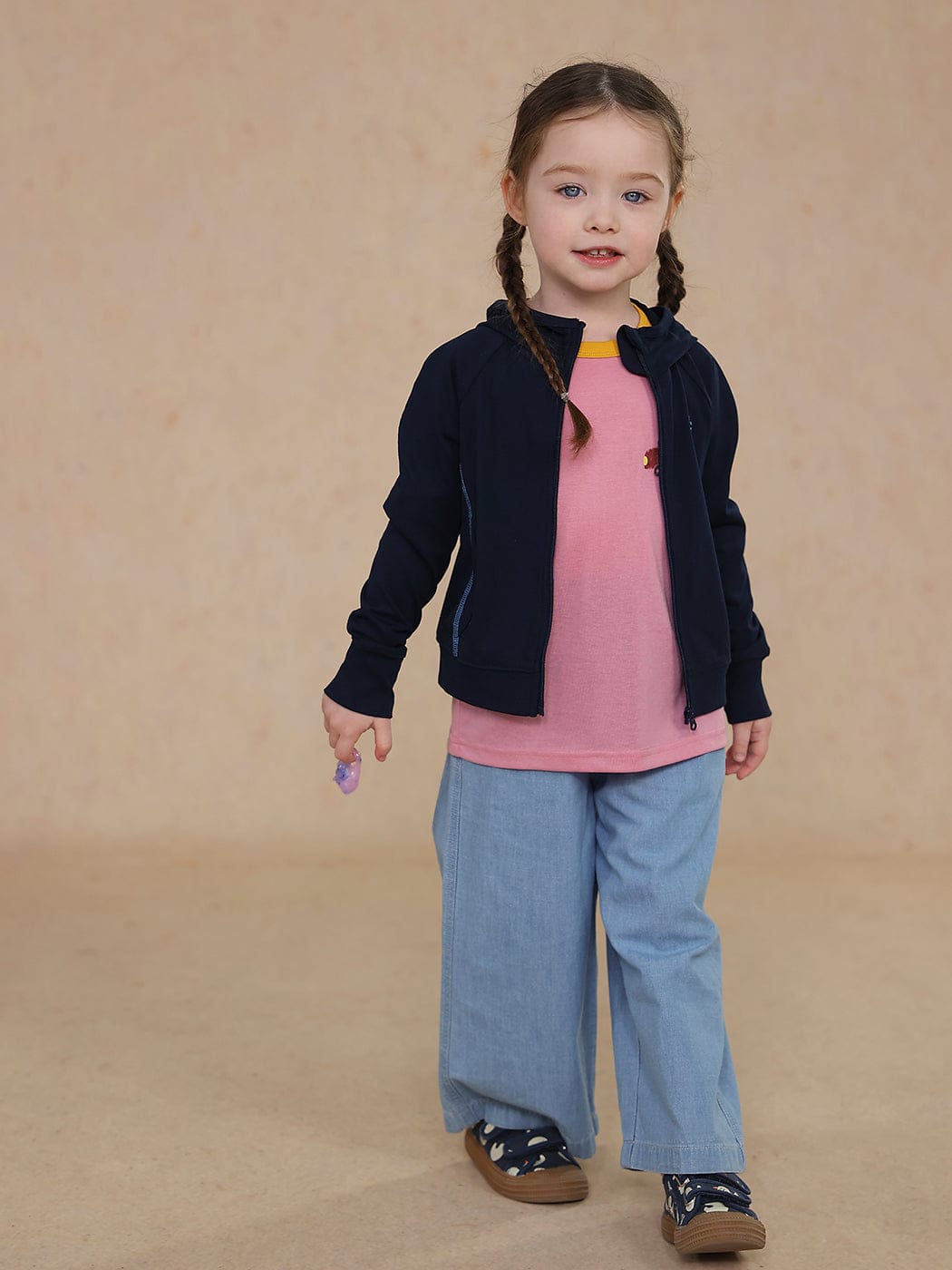 デニムパンツ wide-leg thin straight jeans【mh0009494】