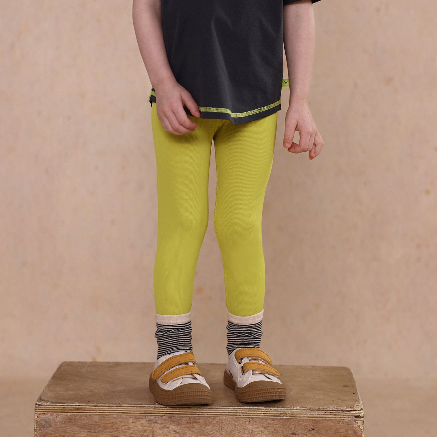 レギンスパンツ Yellow green / 80cm summer slim leggings【mh0009477】
