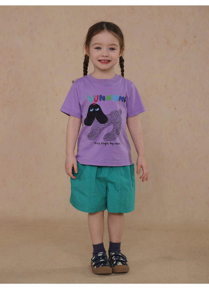 半袖Tシャツ cartoon short-sleeved T-shirt【mh0009465】