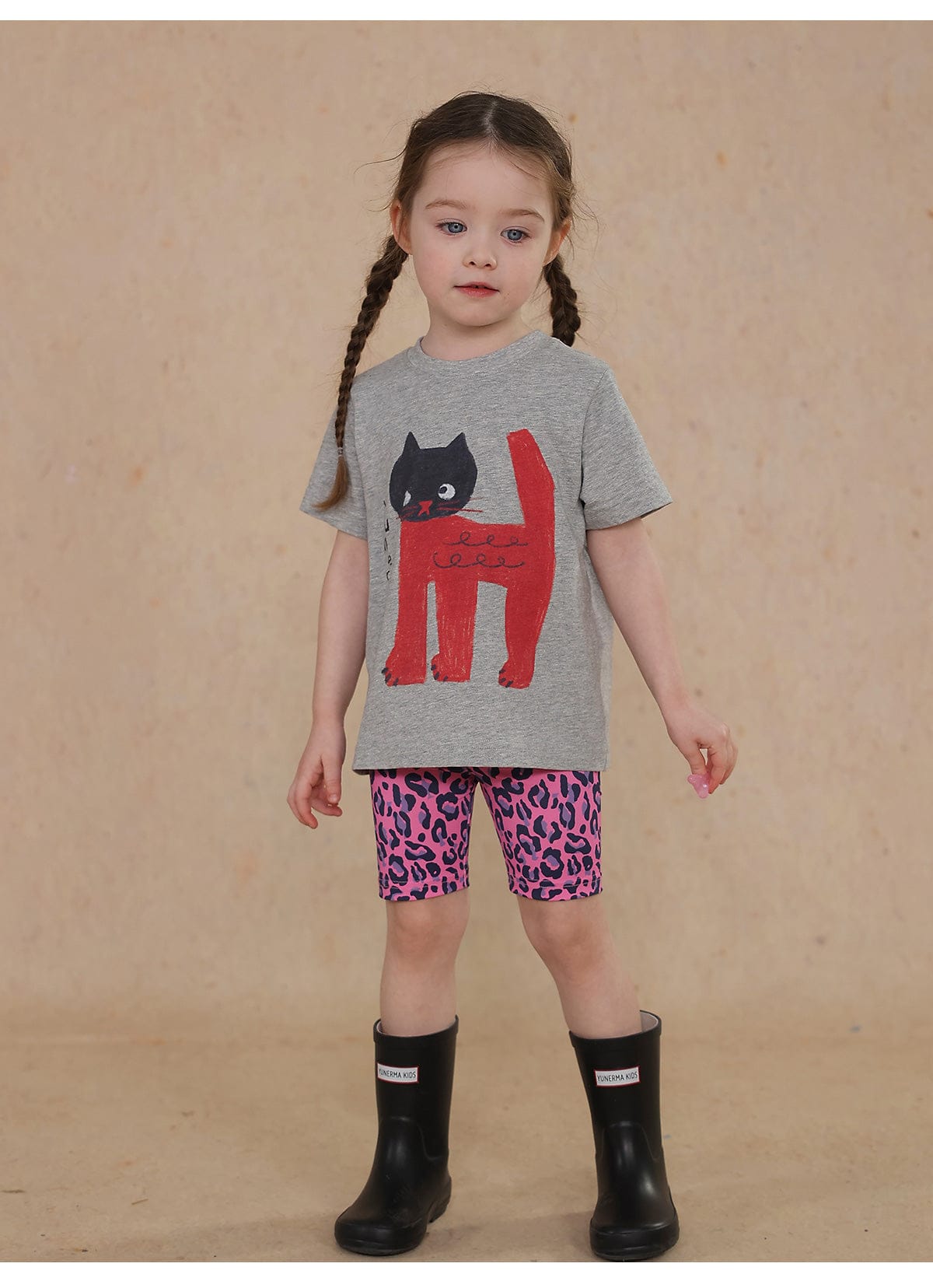 半袖Tシャツ cartoon short-sleeved T-shirt【mh0009465】