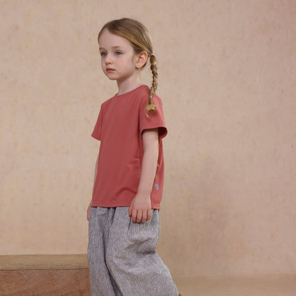 半袖Tシャツ Dark Pink / 80cm quick-drying short-sleeve T-shirt【mh0009466】