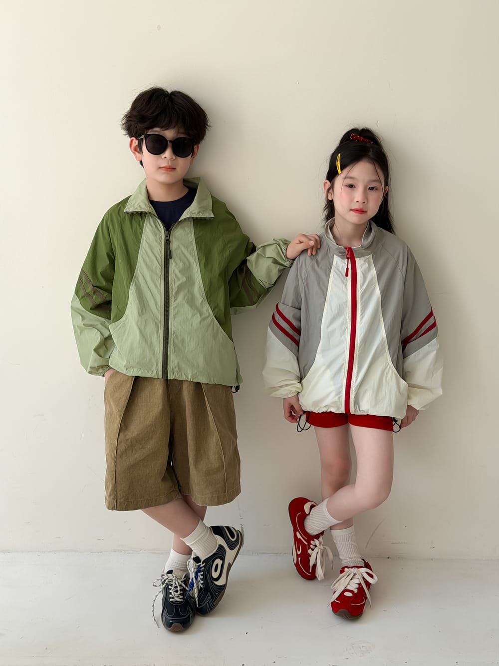 Zipper Sun Protection Jacket ライトアウター ブルゾン【mh0013123】 KUMAI.KIDS ショートコート・ジャケット・ジャンパー