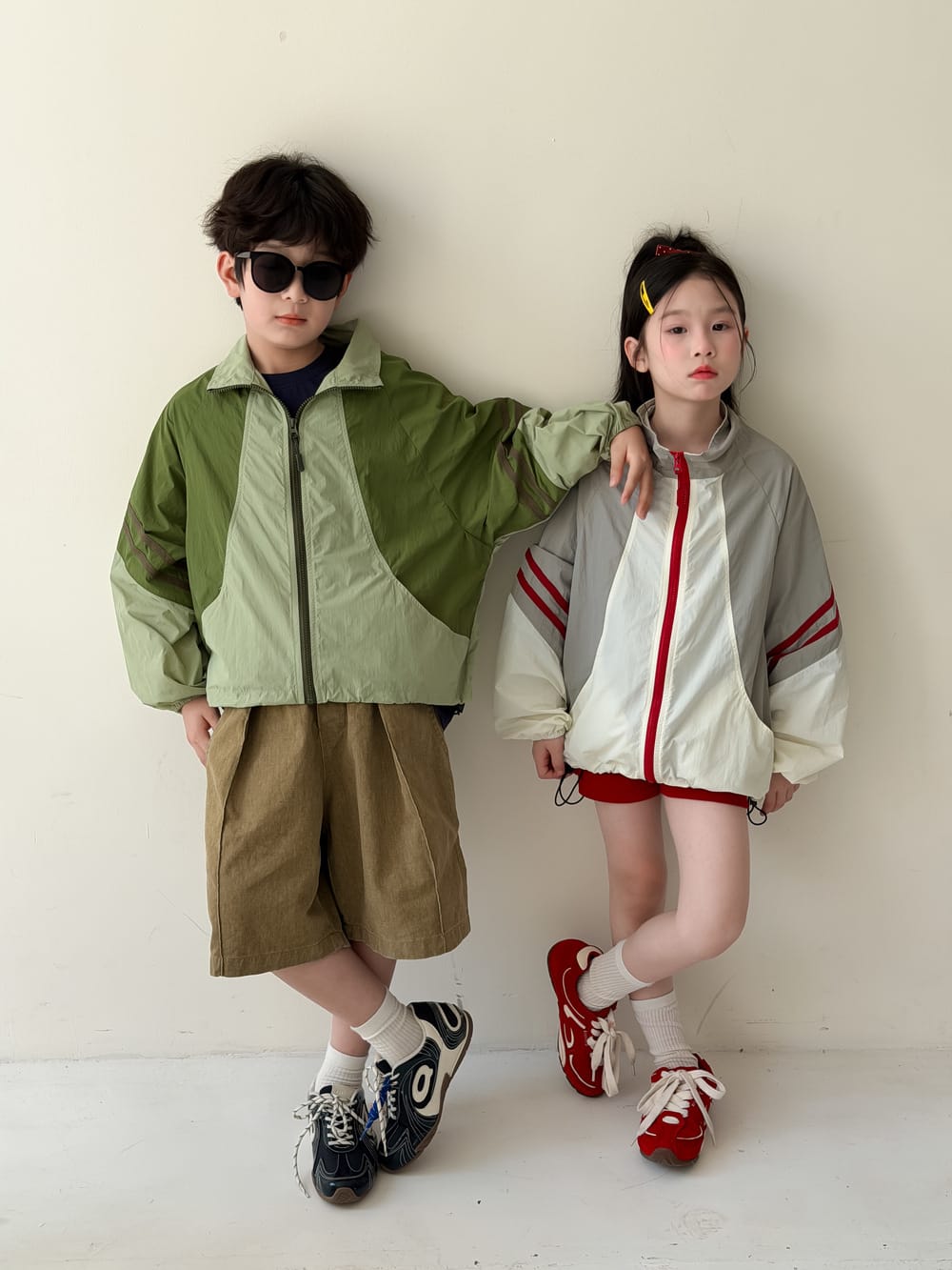 Zipper Sun Protection Jacket ライトアウター ブルゾン【mh0013123】 KUMAI.KIDS ショートコート・ジャケット・ジャンパー