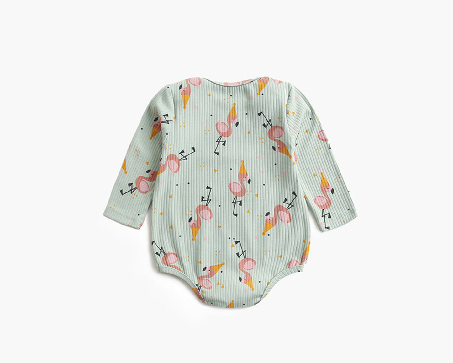 -ベビー ポテト くるま プリント 長袖 ロンパース【mh0000468】 - mamahalo shop - 長袖ロンパース -  べビー服 - 子供服 - 男の子 - 女の子