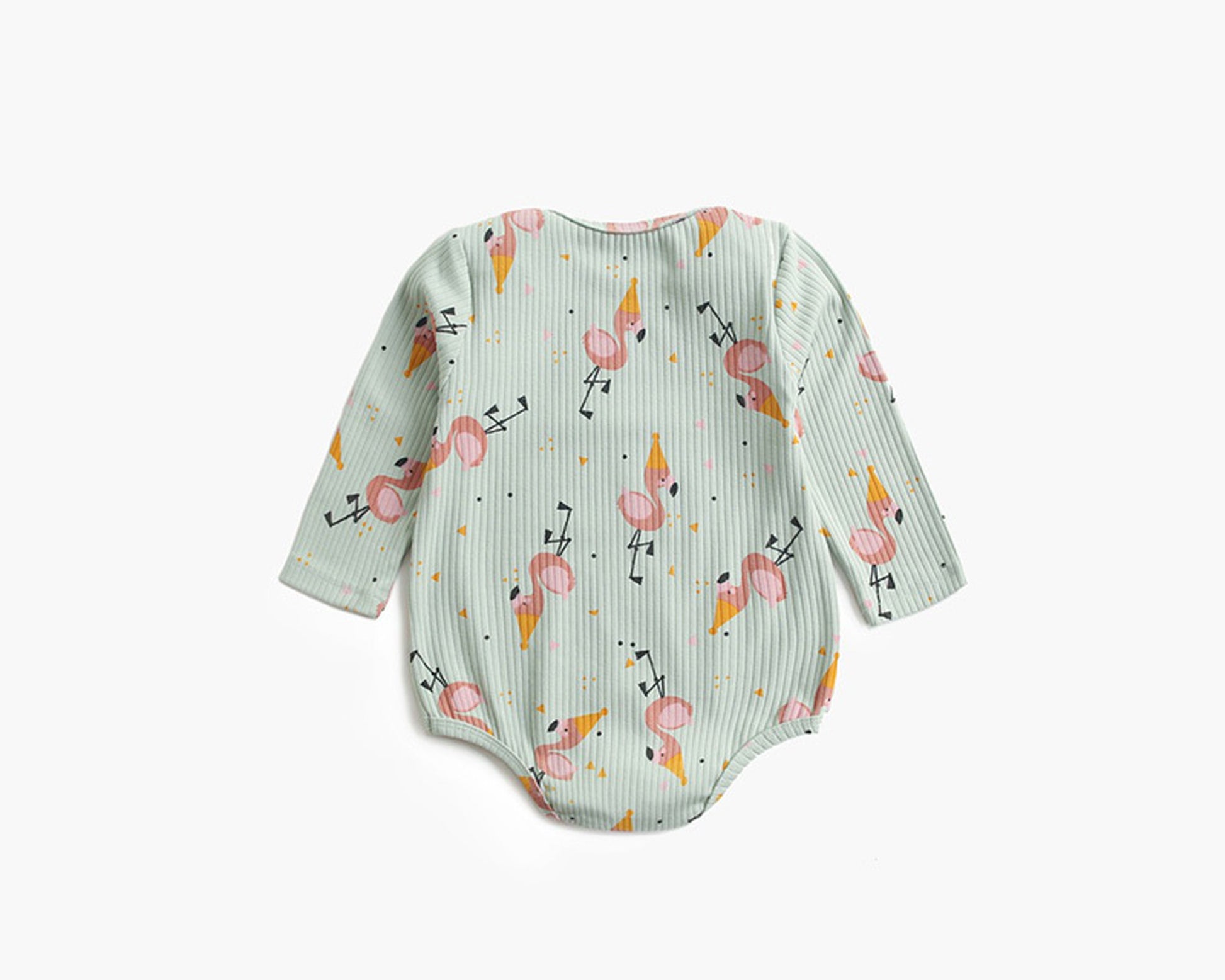 -ベビー ポテト くるま プリント 長袖 ロンパース【mh0000468】 - mamahalo shop - 長袖ロンパース -  べビー服 - 子供服 - 男の子 - 女の子