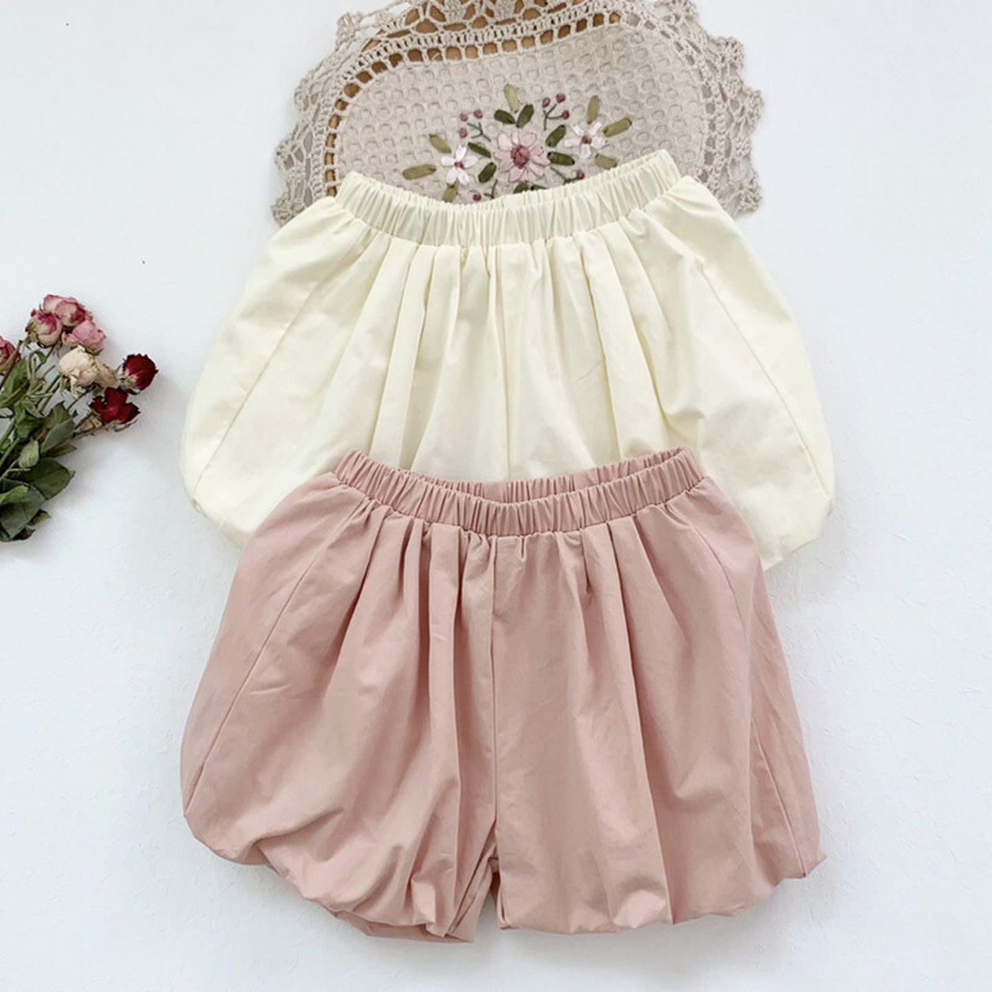 -キッズ バルーン ショートパンツ かぼちゃパンツ - mamahalo shop - ハーフパンツ・ショートパンツ -  べビー服 - 子供服 - 男の子 - 女の子