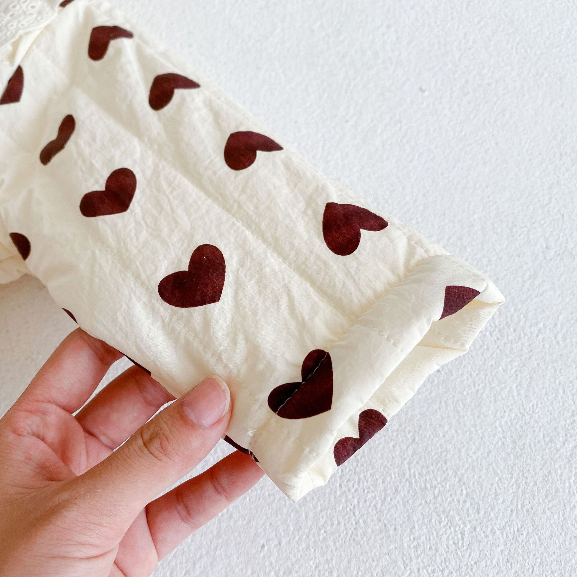 -ベビー ハート さくらんぼ チェリー フーディ アウター ジャンプスーツ - mamahalo shop - アウタージャンプスーツ -  べビー服 - 子供服 - 男の子 - 女の子