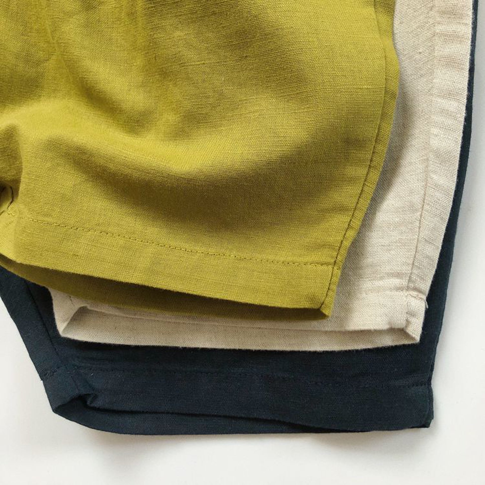 -キッズ コットンリネン サマー パンツ - mamahalo shop - ハーフパンツ・ショートパンツ -  べビー服 - 子供服 - 男の子 - 女の子