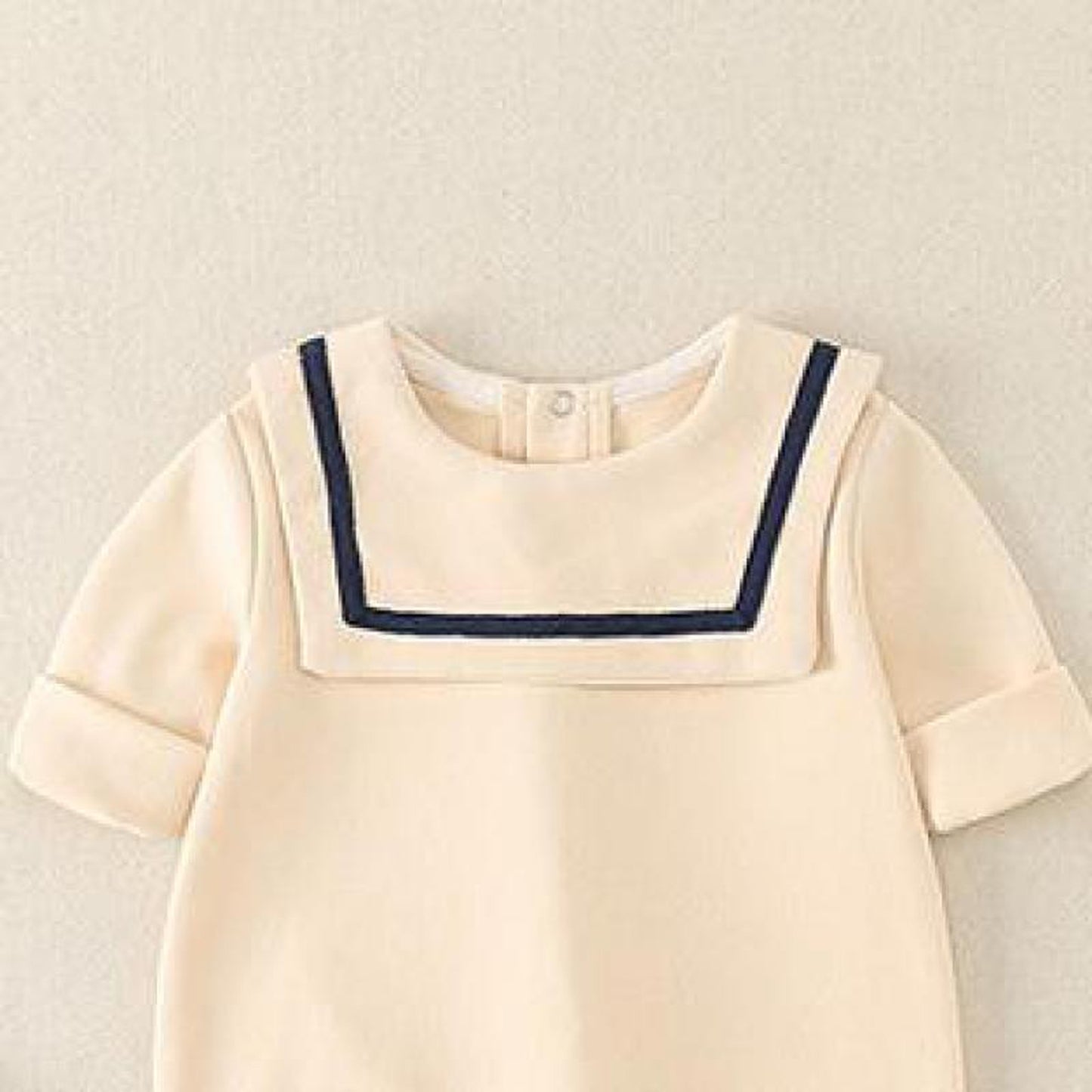 -ベビー セーラー 長袖 ロンパース - mamahalo shop - 長袖ロンパース -  べビー服 - 子供服 - 男の子 - 女の子